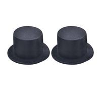 CAZSTYK 2. Bare Doll Hat Base 9cm EVA Oil Cloth Top Hats Unfinished for Creative Projects & Party Accessories Party Decoration Top Hat