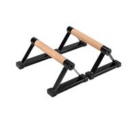 CAZSTYK 2 Pieces Sturdy Push Up Grips with Thick Wooden Handle and 600Lb Weight Capacity for Fitness Enthusiasts Center Exercise Tools