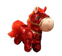 CAZSTYK 2. Sequined Learning Friend Plush Toy Soft PP Cotton Desk Decor for Children’s Study Motivation PP Cotton Filled Plush