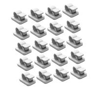 CAZSTYK 20Pieces Adhesive Cable Clips Cable Management For Efficient Wire Organization In Any Environment Clamps Adhesive Holder