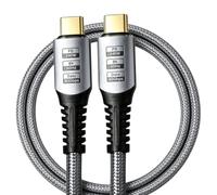 CAZSTYK 240W Type C Charging Cable Wire 40Gbps Data Transfer and 8K60Hz Video for Computers Phones Various Gadgets Cotton Weave Usb C Charging Cable