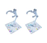 CAZSTYK 2Pack Anime Figure Doll Display Stand for Collectible Model Figurine Exhibiting and Organization Stable Base Collectible Doll Stand