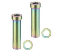 CAZSTYK 2Pcs Road Bike C Brake Pivots Nut with Washer Easy | Metal Alloy, Brake Calipers Nut, Nut Replacement with Washer for Road Bike, Mountain Bike Accessory, Easy to Use