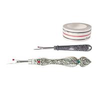 CAZSTYK 2Pcs Seam Rippers With Sewing Tape Stitching Rippers Thread Remover For Sewing Needle Work Pattern Removing Thread Remover