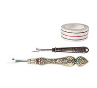CAZSTYK 2Pcs Seam Rippers With Sewing Tape Stitching Rippers Thread Remover For Sewing Needle Work Pattern Removing Thread Remover