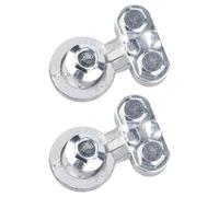 CAZSTYK 2pcs Side Post Battery Connector Alloy Terminals for Various Models Easy Setups Long Lasting Alloy Car Battery Terminal