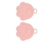 CAZSTYK 2PCS Silicone Sealing Lid Food Can Covers for Pet Container Maintains Airtights Storage Great for 6.5/7.5/8.5cm Lid Pet Can Cover