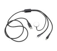 CAZSTYK 3 in 1 USB Power Cable Charging for Smartwatch Phone 14 13 12 Fast Charging and Protections Triple Output Cable