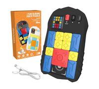 CAZSTYK 3. STEM Educational Sliding Puzzle Game with Adjustable Challenges & Cognitive Development Mode for Children's Parties Slide Puzzle Toy