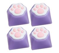 CAZSTYK 3D Catpaws Keycap ABS Silicone for Soft and Comfortable Typing Adds Touch to Keyboards ABS Silicone Keycap