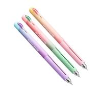 CAZSTYK 3Pcs Quiet Gel Pens 0.5mm Quick Dry Smooth Writing for Exams Offices Smooth Writing Pen