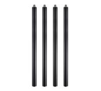 CAZSTYK 4pcs Aluminum Extension Tubes Strategic Radio Receiver Modifications 32cm for 7 12 Antennas Reception Crisis Communication Accessories