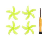 CAZSTYK 4PCS Colorful Paddle 5 Propellers Noiseless Power Noise Reduction Low Noise Propeller Replacement Accessories for Propellers