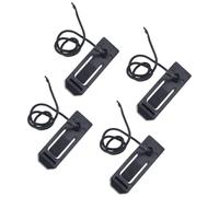 CAZSTYK 4Pcs Quick Install Long Board Surfing Fin Clip Splitter Latches Surfboards Tail Portable Surfboard Accessories Water Ski Board Fish Buckle