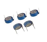 CAZSTYK 5Pcs 5.5V 0.22F H-Type Super Capacitor, Fast Charging High Power Density, Industrial Grade Energy Storage (40℃ to +70℃) High Current Button Capacitance