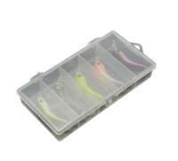 CAZSTYK 5pcs Compacts Minnows Baits Colorful Artificial Lures for Anglers Targeting Whitefishes Crappie and Other Popular Fish Small Curved Fishing Lures