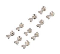 CAZSTYK 5PCs Love Shape Earring Supports Secure Hold Corrosive Proof Metal Ergonomic Structure for Sports Travel and Everyday Use Copper Ear Stoppers Allergy Copper Earring Backs