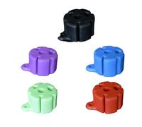 CAZSTYK 5Pcs Silicone Fishing Rod Fixed Balls Rods Stand AntiCollision Elastics Rod Tie Downs Clip Fishing Accessories Fish Protectors