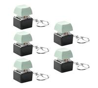 CAZSTYK 5Pcs Switches Tester Mechanical Accessory Portable Stress Relief Toy Keychain Included Gift Mechanical Keyboards Tester