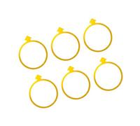 CAZSTYK 6Pcs Agility Circles with Direction Indicators Perfect for Sports Training and Child Development Exercises, Flexible Speed Rings for Athletic