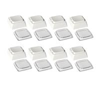 CAZSTYK 8Pcs XDA Profile Keycaps in Optional Color, Easy, White | Comfortable Typing and Enhances Keyboard Aesthetics, Optional Color for Mechanical Keyboards, Easy to Clean
