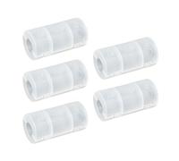 CAZSTYK AA Battery Converter Sleeves to C Size, 5 Count Adapter Tubes for Battery Compartments in Radios, and Home Backup Use Needs Sleeve Spacer Holder