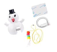 CAZSTYK ABS Pet Teaser Toy with Charging Cable for Extended Entertainment and Physical Activity Identity Moving Toy