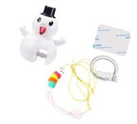 CAZSTYK ABS Pet Teaser Toy with Charging Cable for Extended Entertainment and Physical Activity Identity Moving Toy