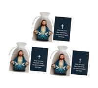 CAZSTYK Acrylic Easter Greeting Card Pocket Hug Gift with Inspirational for Portable Holiday Gifting and Party Decorations