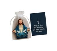 CAZSTYK Acrylic Easter Greeting Card Pocket Hug Gift with Inspirational for Portable Holiday Gifting and Party Decorations
