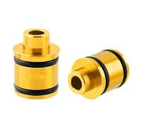 CAZSTYK Aluminum Alloy 12/15mm to 9mm Thru Adapter Fast Release Hub Conversion for Bicycles Light Weight Aluminium Alloys Quick Disassembly Axles