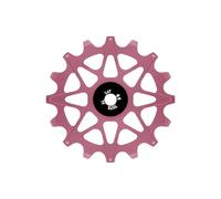 CAZSTYK Aluminum Alloy Positive Negatives Toothed Guide Bearing Pulley Bicycles Rear Derailleur Pulley with Bushings Cycling Part Light Weight Guide Wheel