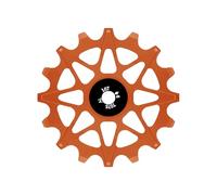 CAZSTYK Aluminum Alloy Positive Negatives Toothed Guide Bearing Pulley Bicycles Rear Derailleur Pulley with Bushings Cycling Part Light Weight Guide Wheel