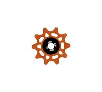 CAZSTYK Aluminum Alloy Positive Negatives Toothed Guide Bearing Pulley Bicycles Rear Derailleur Pulley with Bushings Cycling Part Light Weight Guide Wheel