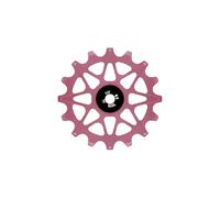 CAZSTYK Aluminum Alloy Positive Negatives Toothed Guide Bearing Pulley Bicycles Rear Derailleur Pulley with Bushings Cycling Part Light Weight Guide Wheel