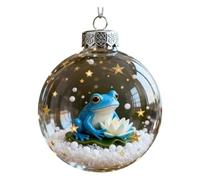 CAZSTYK Animal Festive Acrylic Ornament Shatterproof for Holiday Centerpieces Mantels Acrylic Sphere Shape Animal Ornament Shatterproof Christmas Tree Decoration for Festival Tree