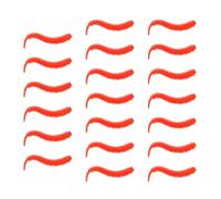 CAZSTYK Artificial Sandworm Fishing Lure 20Pcs 7.5cm Soft Baits Swimbaits Tackle Accessory Flexible Root Fishing Baits