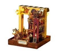 CAZSTYK Artistic Miniature Scene Kits Craft Model Project Kits for Collector with Intricate Detail and Light Up Design Collector Model Craft Project