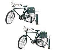 CAZSTYK Authentic Bicycles Alloy Figurine Featuring Movable for History Lovers Collection Postal Service Bicycles Decor