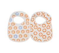CAZSTYK Baby Nursing Bib, 2Pcs Cartoon Print Infant Drooling Bib Spit-up Saliva Towel for Feeding & Teething Hour
