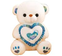 CAZSTYK Bear Plush Animal with Glow Light Reinforced Plush for Lasting Friendship and Love Tokens Portable Bear