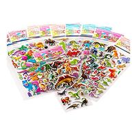 CAZSTYK Bubble Stickers for W/Cutting Dinosaur Theme Decoration Easy Peal Off 3D Kids Party G Sticker Paper Sheet Kit Maker for Mugs Self-adhesive Book