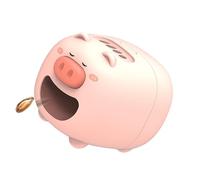 CAZSTYK Cartoon Automatic Melon Shell Sheller Machine Low Noise Electric Melon Shell Cracker Device for Parties and Gifts Funny Swine Toy Sheller