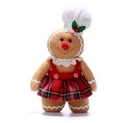 CAZSTYK Christmas Decorative Fabric Doll GingerbreadMan Tabletop Ornament Toy Window Display Room Tabletop Decor Plush New Year Gift Decorations Decor