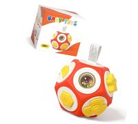 CAZSTYK Colorful Shape and Color Recognition Cubes for Babies to Aid Visual Development and Cognitive Growth Busy Cubes