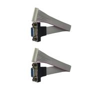 CAZSTYK Compact 12Pin VGA to PH2.0 Adapter for Easy Installation in Tight Spaces with Long Connectors