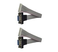 CAZSTYK Compact 12Pin VGA to PH2.0 Adapter for Easy Installation in Tight Spaces with Long Connectors
