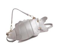 CAZSTYK Contemporary Fish Shaped Messengers Bag with Practical PU Construction and Stylish Detail PU Leather Crossbody Bag Crossbody