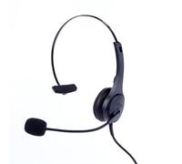 CAZSTYK Corded Headphone with Microphone Cancelling Computer Headphone for Laptop Business Home Call Center Single Ear for Video Conferencing