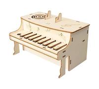 CAZSTYK Creative Science Project Wooden Piano Craft Set for Children Hands on Activity Educational Toy Science Project for Kids